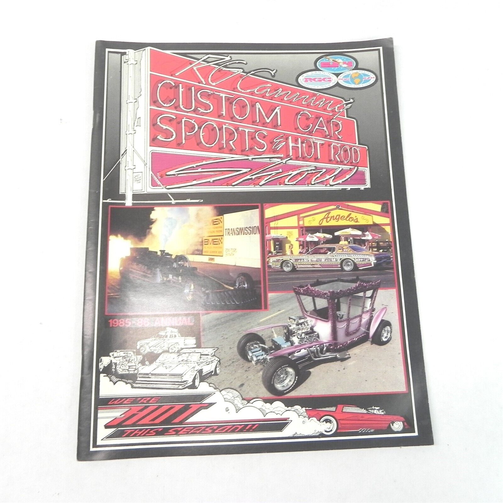 VINTAGE 1985-1986 RC CANNING CUSTOM SPORTS AND HOT ROD CAR SHOW OFFICIAL PROGRAM