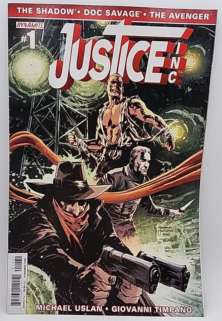 Justice Inc #1 Collectors Item Dynamite Entertainment 2014