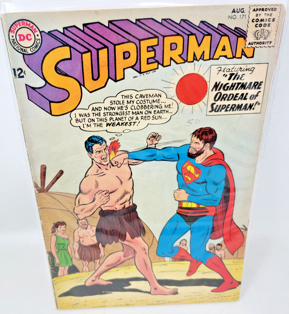 SUPERMAN #171 DC SILVER AGE CURT SWAN COVER ART *1964* 5.0