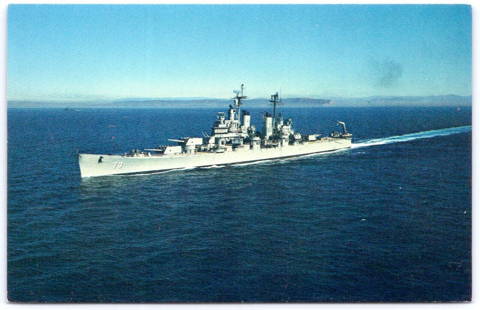 Postcard USS St Paul (CA-73) Heavy Cruiser Baltimore Class B77