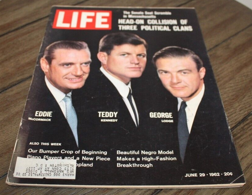 Vtg Life Magazine JUNE 29, 1962 Ted Kennedy GREAT ADS