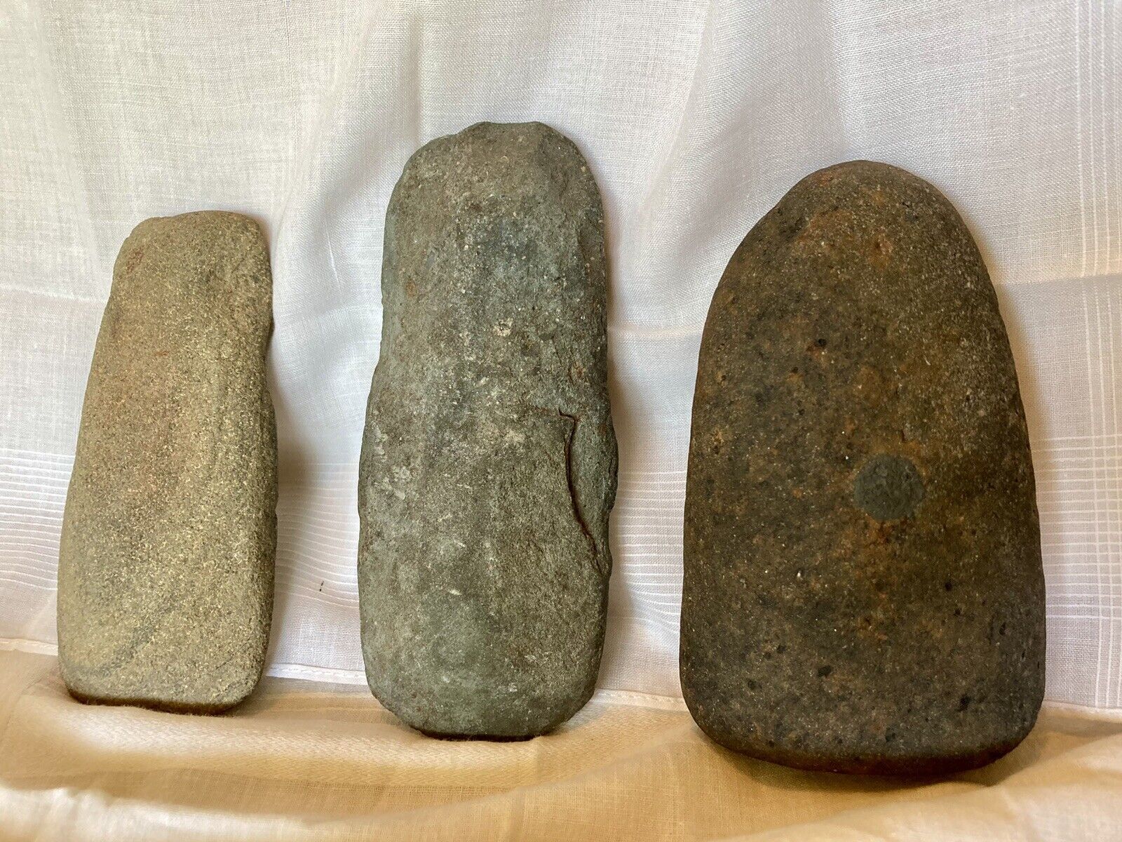 Set Of 3 Indian Artifact Native American Celts