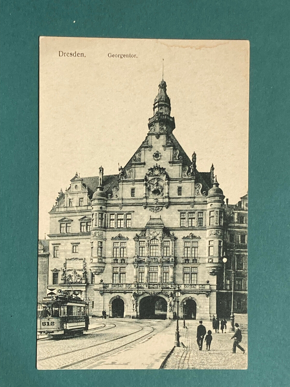Dresden GERMANY Vintage B&W Postcard - Georgentor