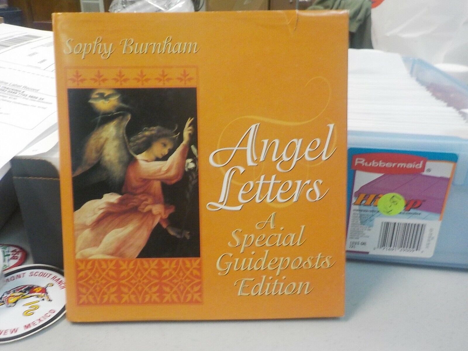 S-19 Christian Books: Angel Letters by Sophy Burnham 1991 with dust jacket