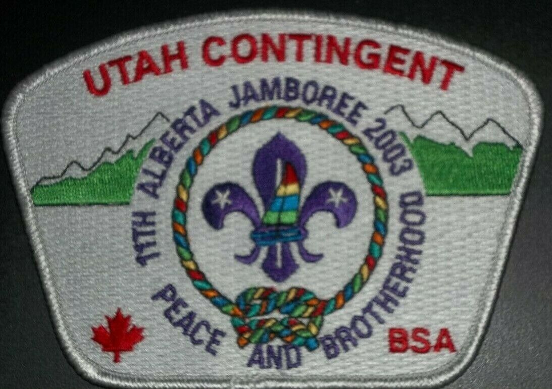 UTAH NATIONAL PARKS COUNCIL OA 508 520 590 2003 WORLD JAMBOREE ALBERTA CSP