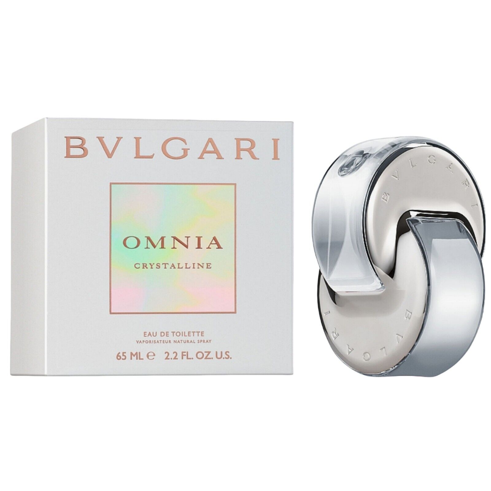 Bvlgari Omnia Crystalline Eau De Toilette For Women EDT Spray 2.2 Oz 65ml