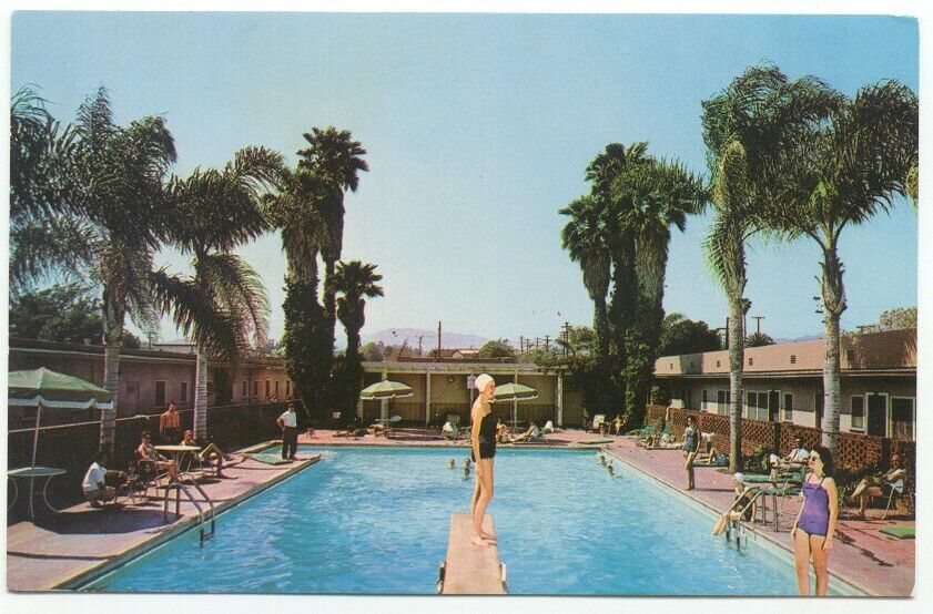 Santa Monica CA The Wm. Tell Motel & Apartments Postcard California