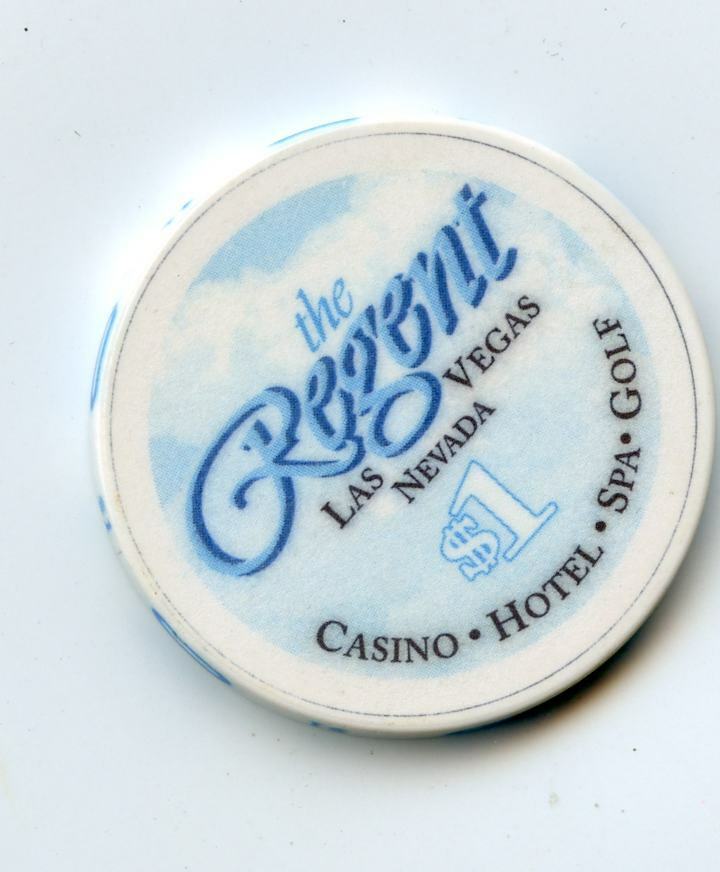 1.00 Chip from the Regent Casino Las Vegas Nevada White