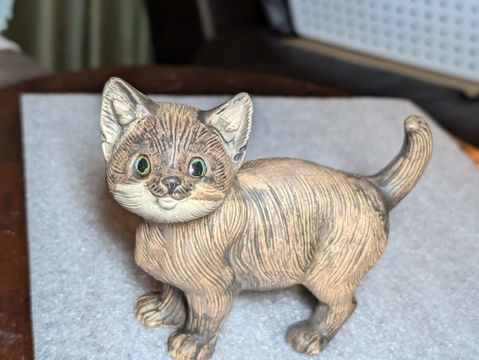 Vintage UCTCI Japan Handpainted Porcelain Kitty Cat Excellent Condition