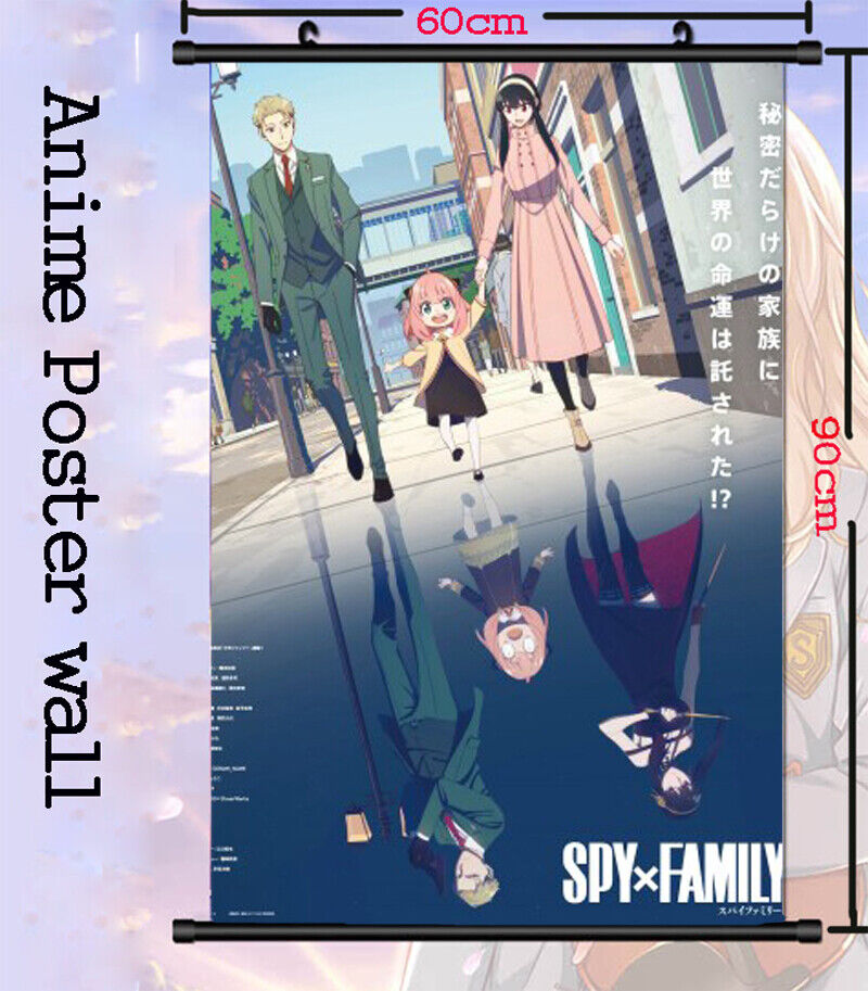 60*90CM Anime SPY×FAMILY HD ART Wall Scroll Poster Home Decor Y53