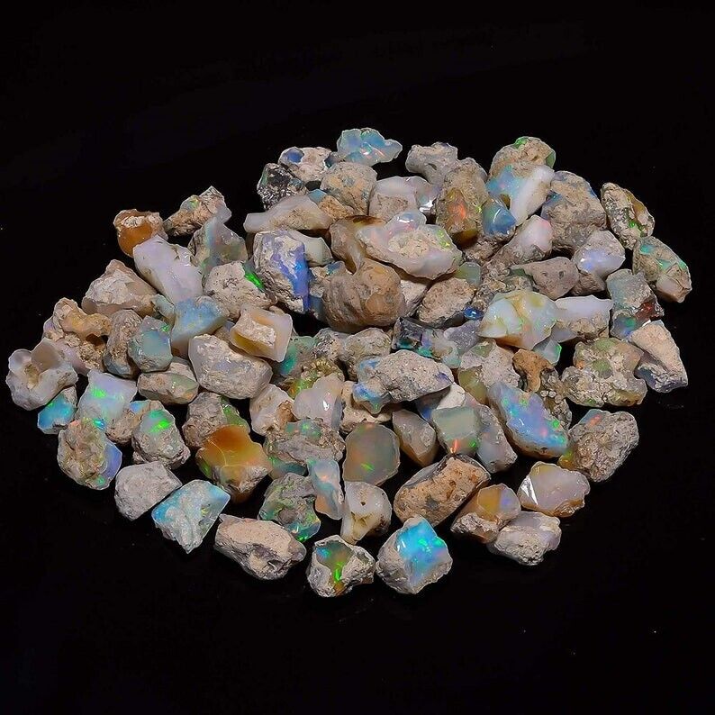 Opal Rough Natural Multi Fire Healing Mineral Rough Wholesale Blasting Rough Lot
