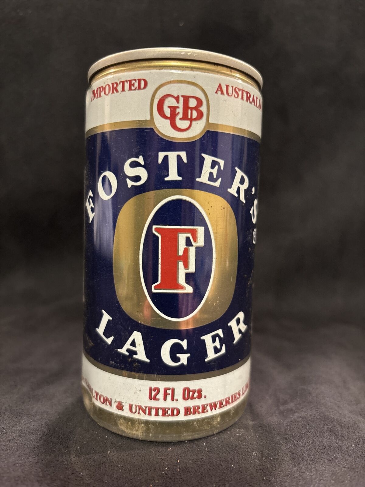 Vintage Foster\'s Lager Beer Can Brewed in Australia Carlton 12oz WOW
