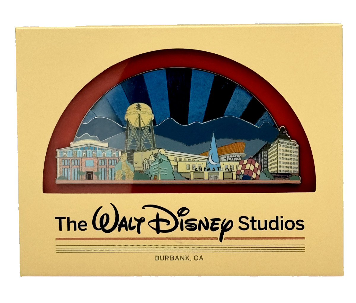 Walt Disney Studios 2023 WDI DEC Employee Exclusive Burbank Bldg Jumbo Pin LE400
