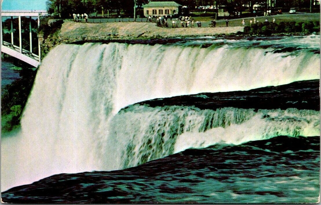 Vintage Postcard ~ Niagara Falls, New York, NY, Luna Island