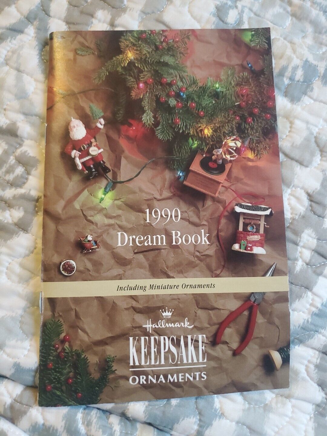Hallmark Keepsake Ornaments Dream Book Christmas Vintage Collectibles 1990