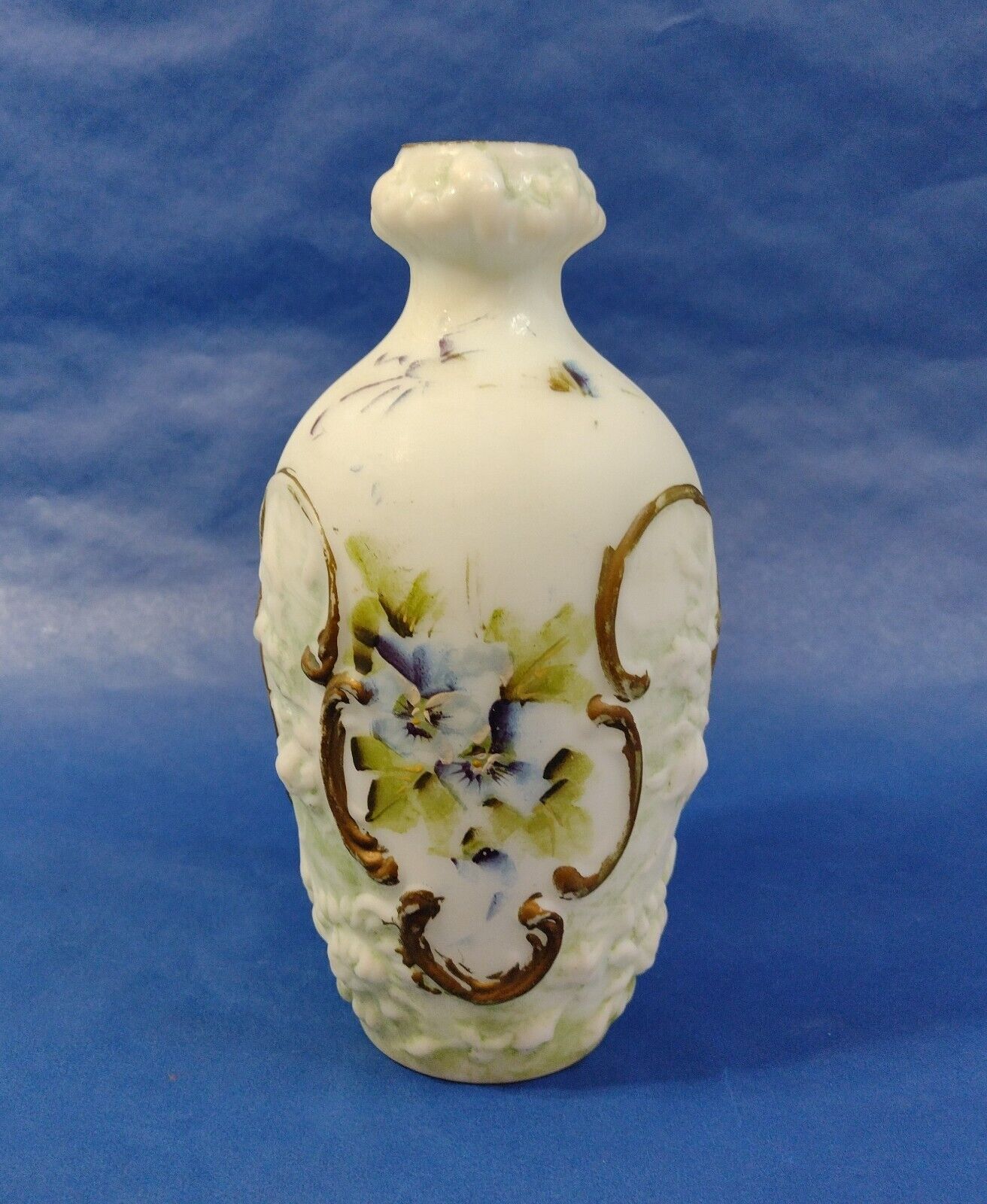 1800s French Perfume Bottle Rare Hand Painted 10\