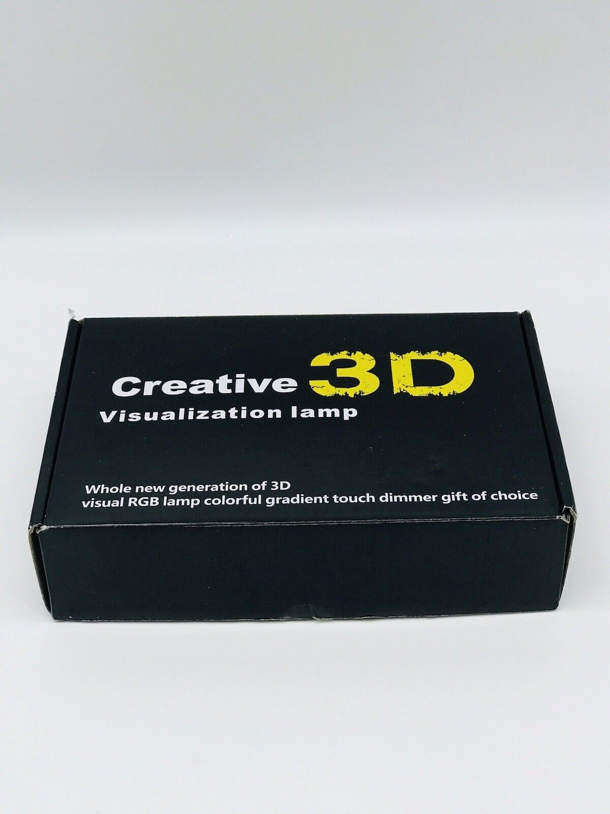Creative Visualization Lamp 3D RGB Gradient Touch Figure Nightlight 4 PCS - Used