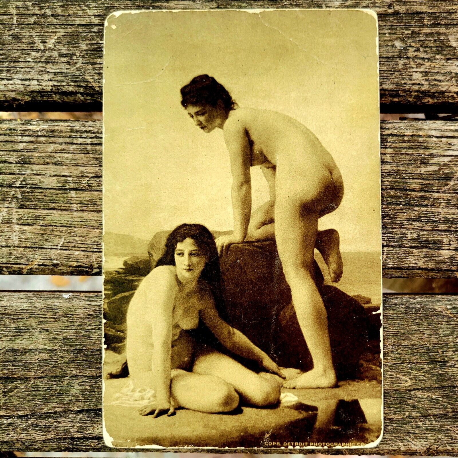 1917 William Adolphe Bouguereau Photostint Postcard Art Institute of Chicago
