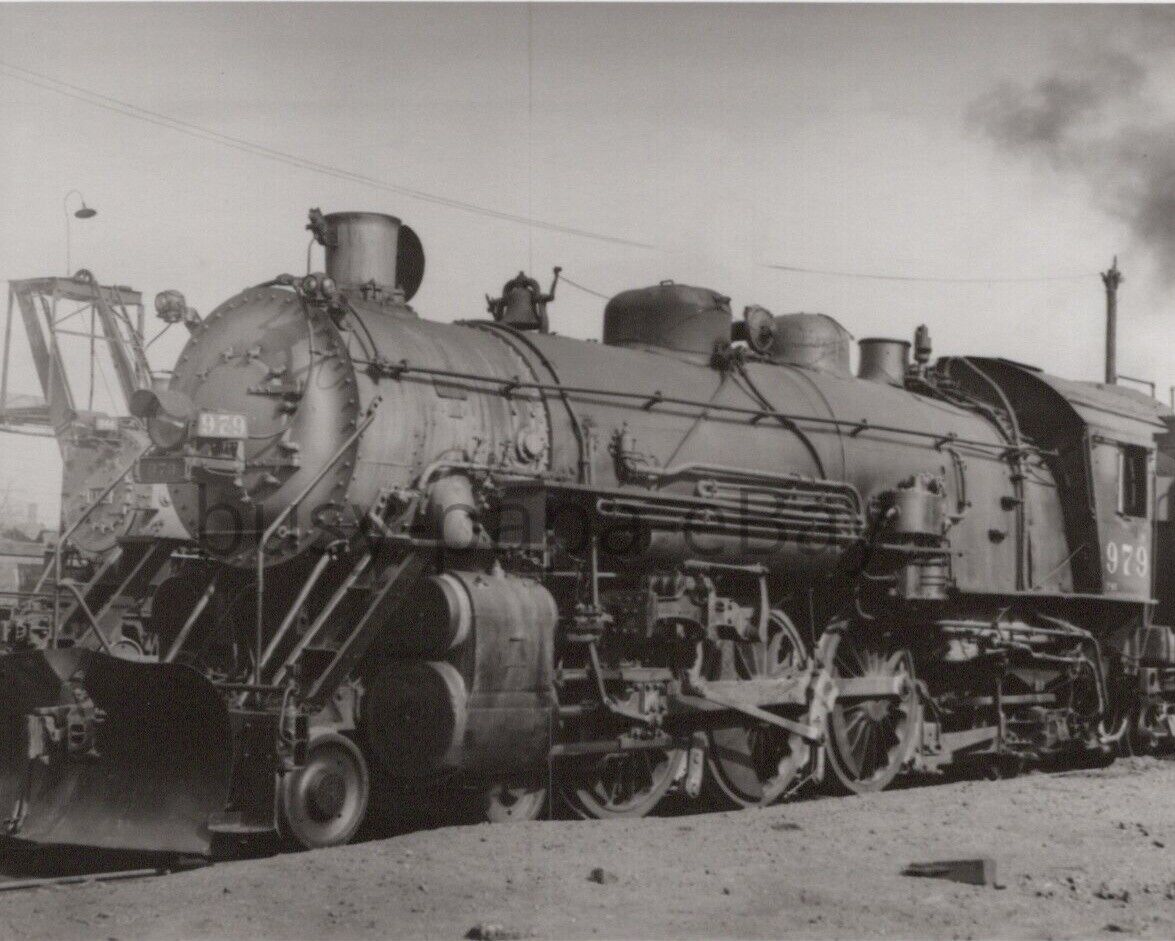 1941 RPPC Rock Island Lines Locomotive 4-6-2 No 979 Denver Colorado Postcard