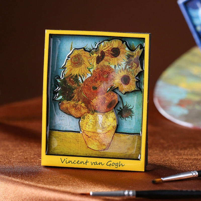 Exquisite Van Gogh Oil Painting Fridge Magnets.