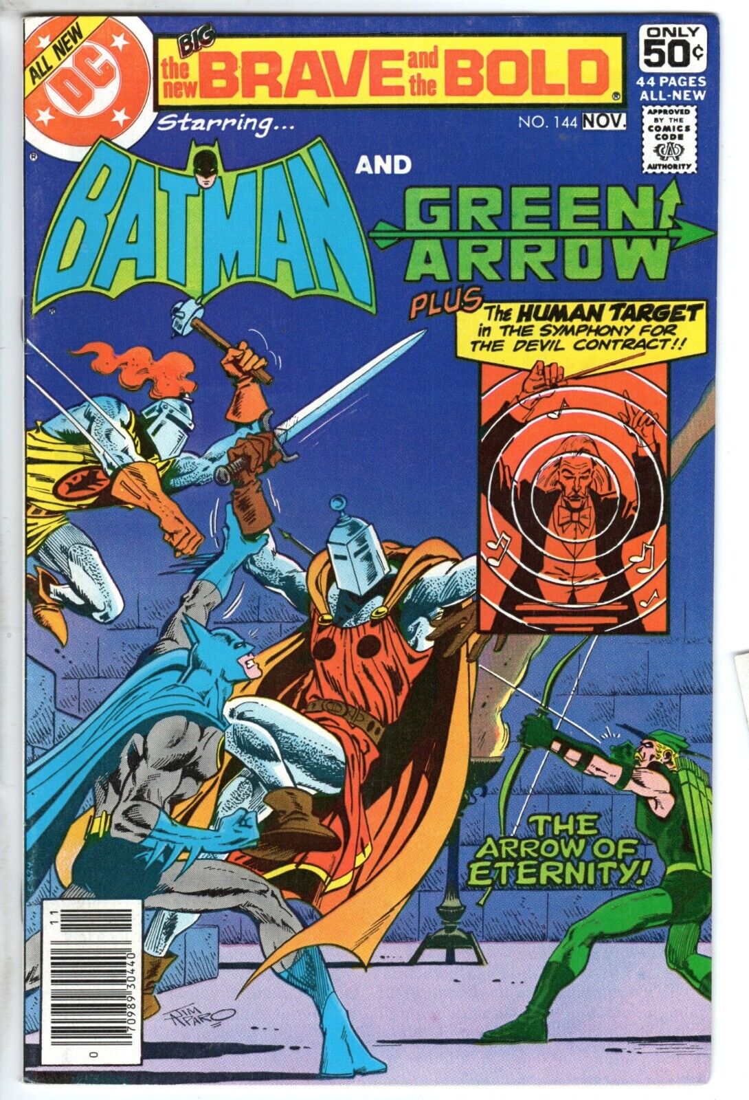 Brave and Bold #144 featuring Batman & Green Arrow, Near Mint Minus Condition