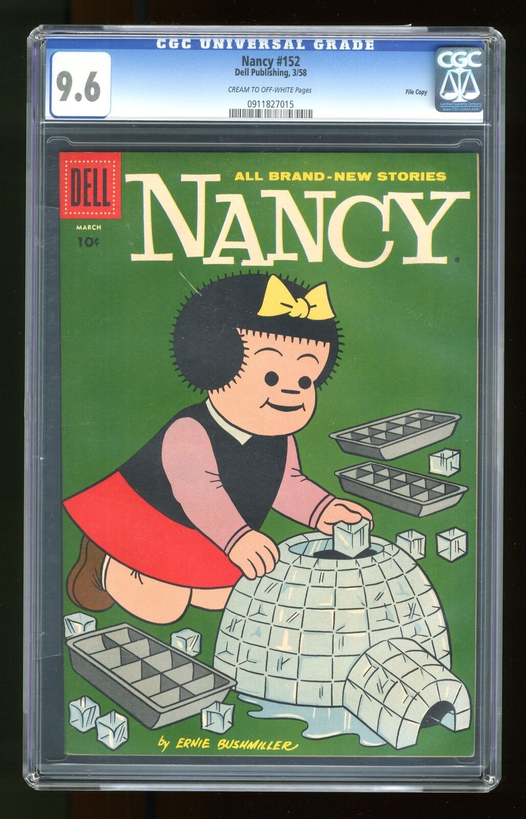 Nancy and Sluggo #152 CGC 9.6 1958 0911827015