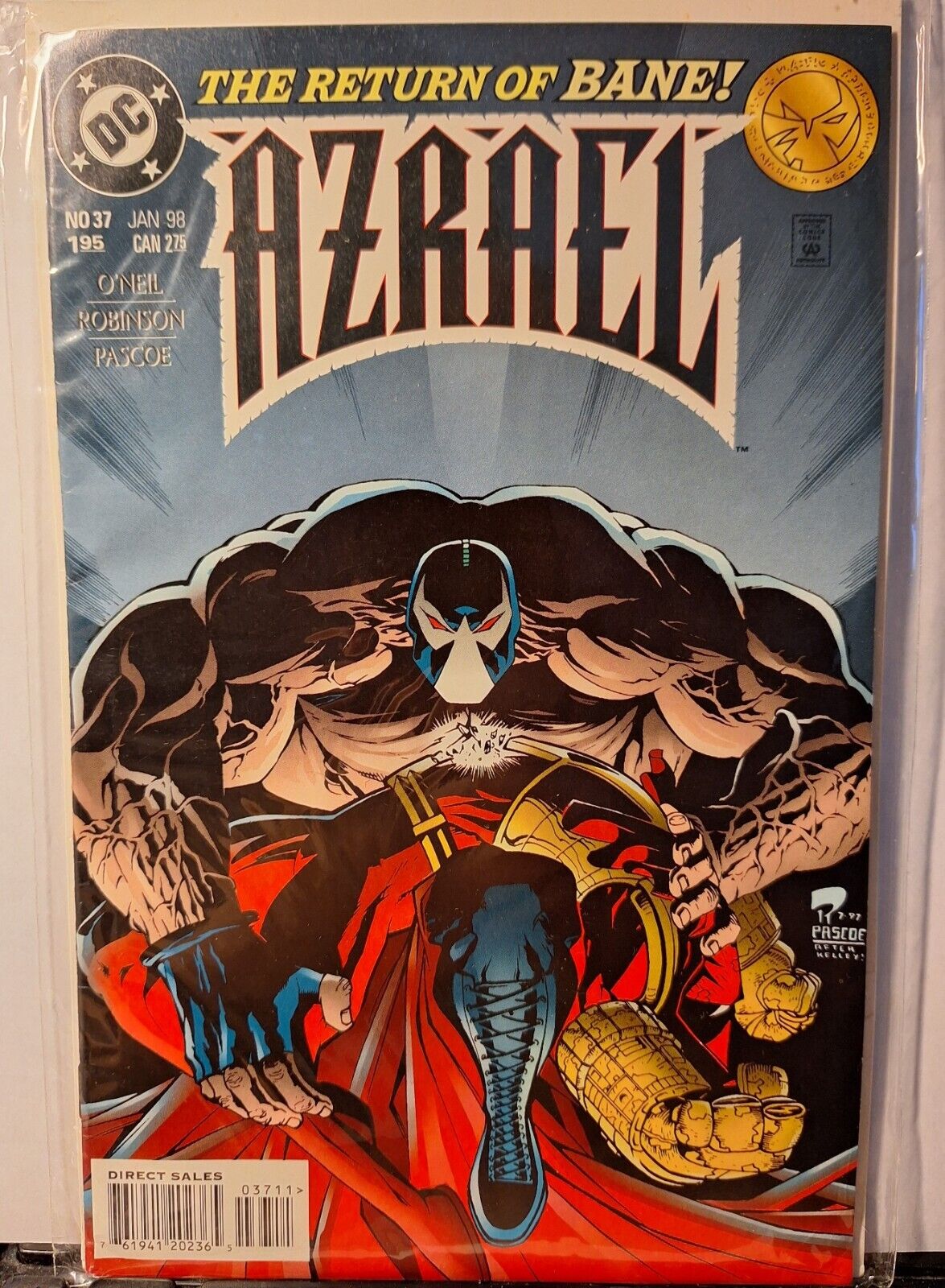 1998 DC Comics #37 Azrael Direct Market Edition