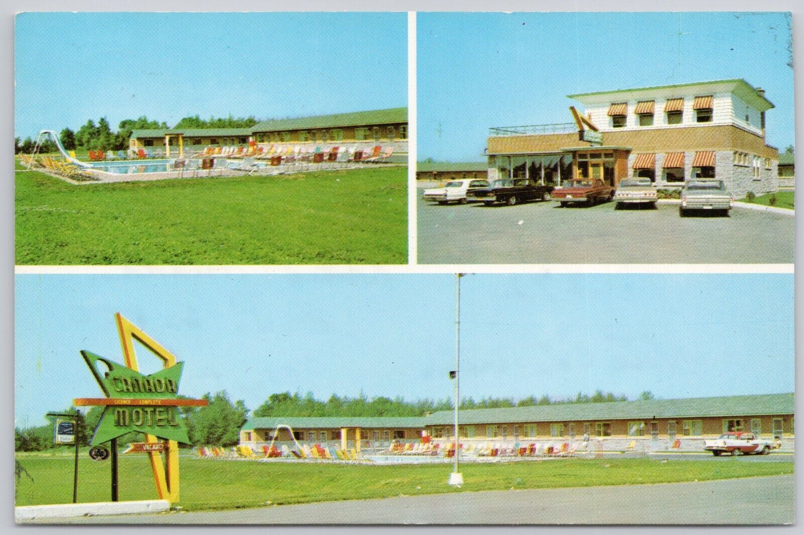 Berthierville, Quebec, Canada Vintage Postcard, Canada Motel