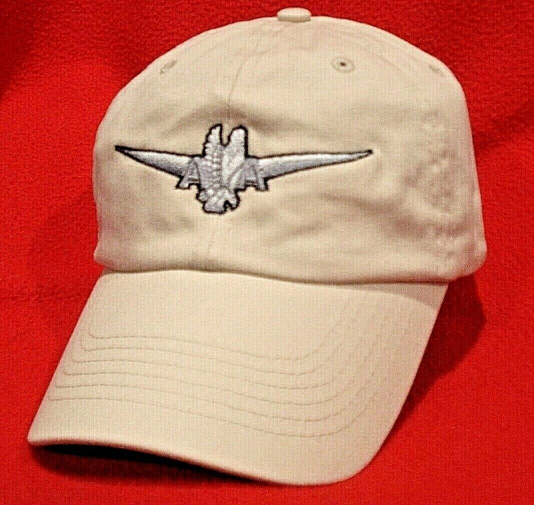Retro AMR American Air First Officer Pilot Wings ball cap stone low-profile hat