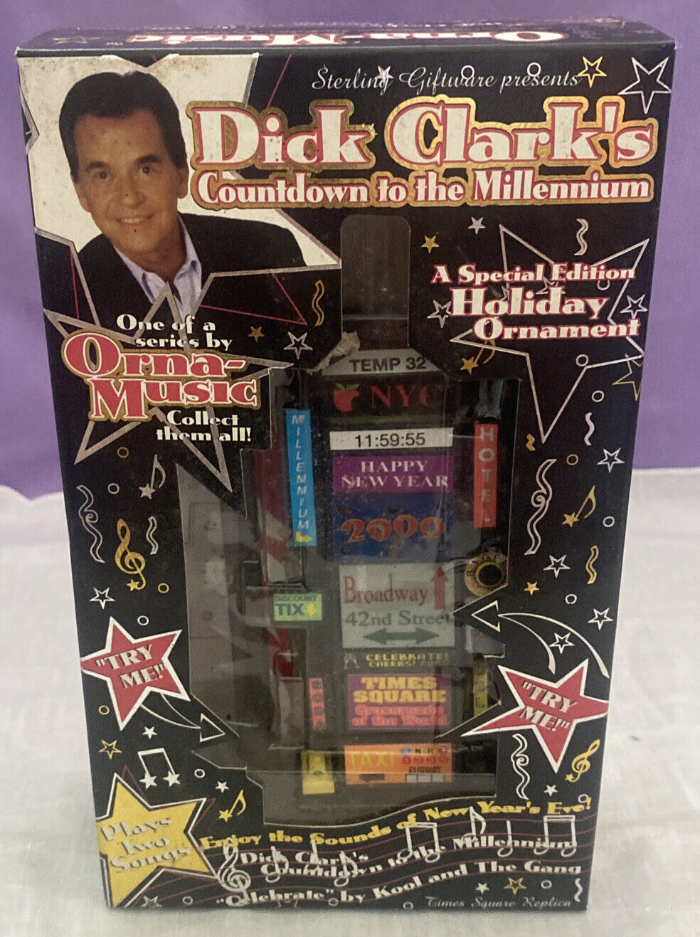 Dick Clark’s Countdown to the Millennium Ornament Sealed