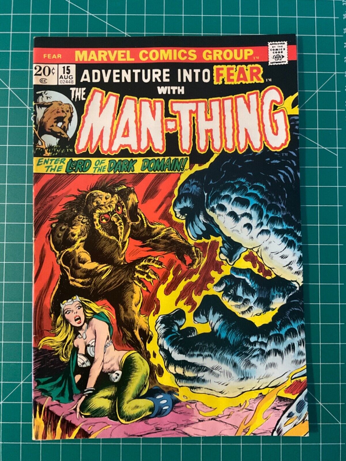 Adventure Into Fear with Man-Thing #15 Marvel Comic Bronze Horror 1973