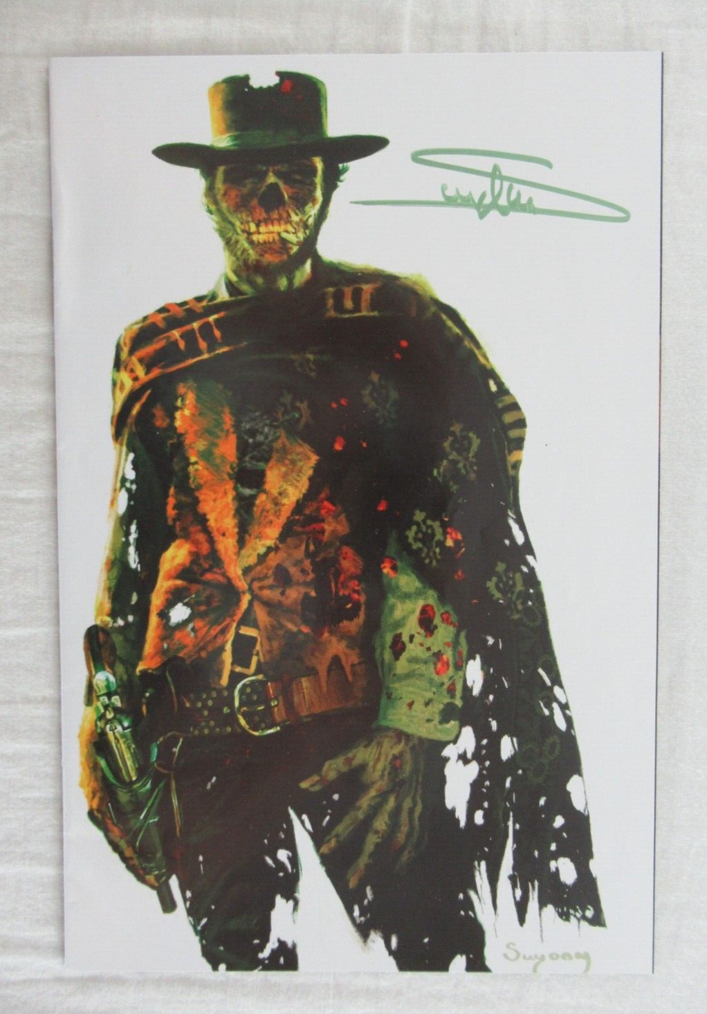 Man With No Name #1 Virgin Zombie Variant SIGNED by Arthur Suydam Dynamite 2008