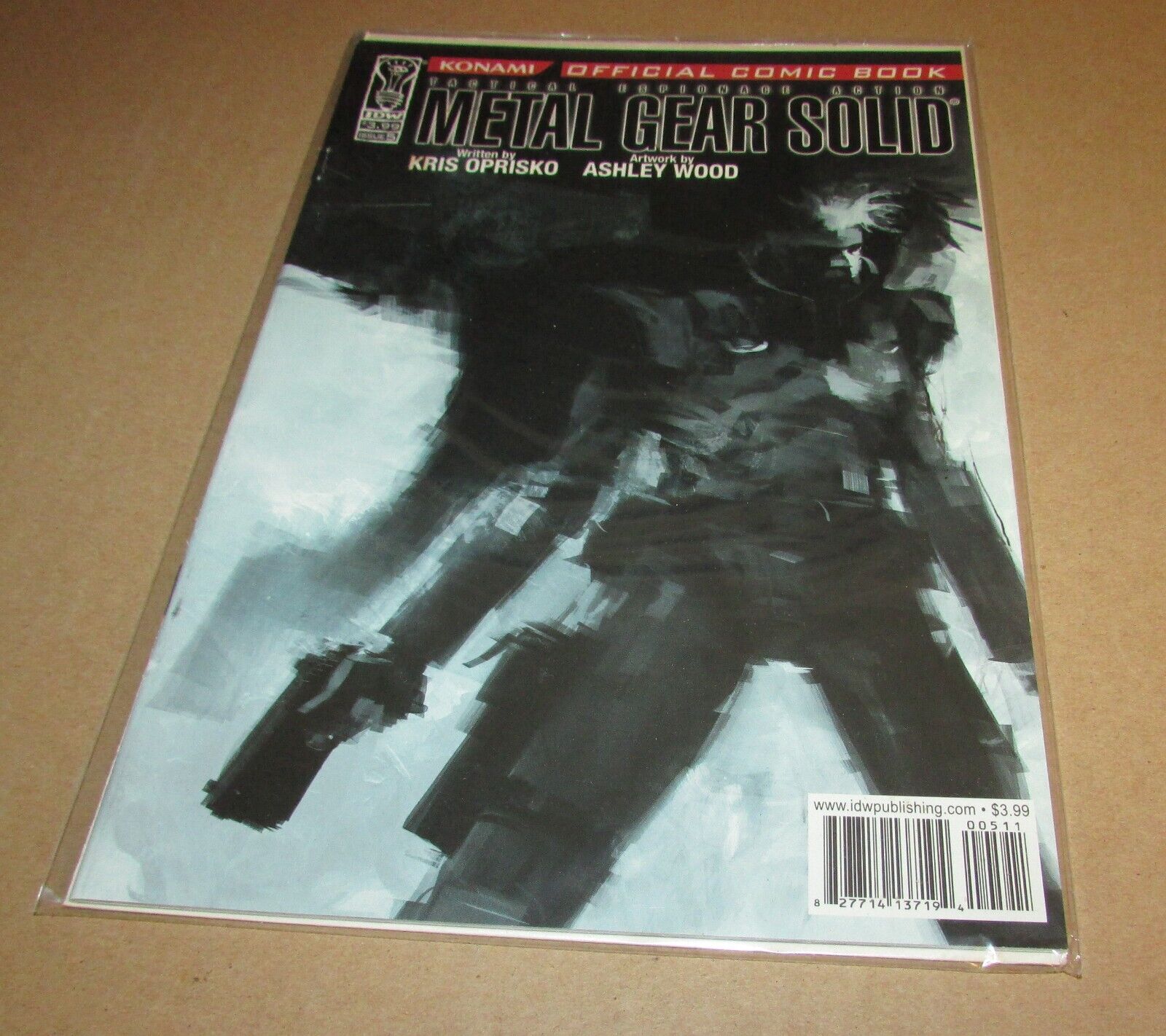 Metal Gear Solid #5 IDW | Konami Ashley Wood Comic Book Fast Shipping