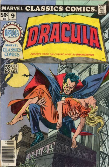Marvel Comics Marvel Classics #9 Dracula 1976 5.0 VG/FN