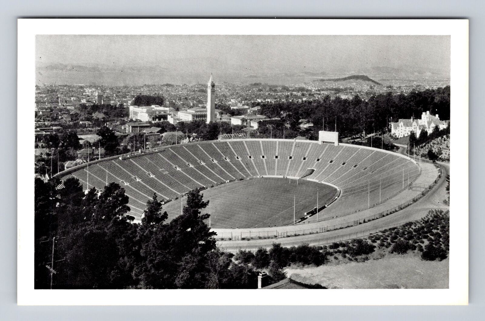 Berkeley CA-California, California Memorial Stadium, U of C, Vintage Postcard