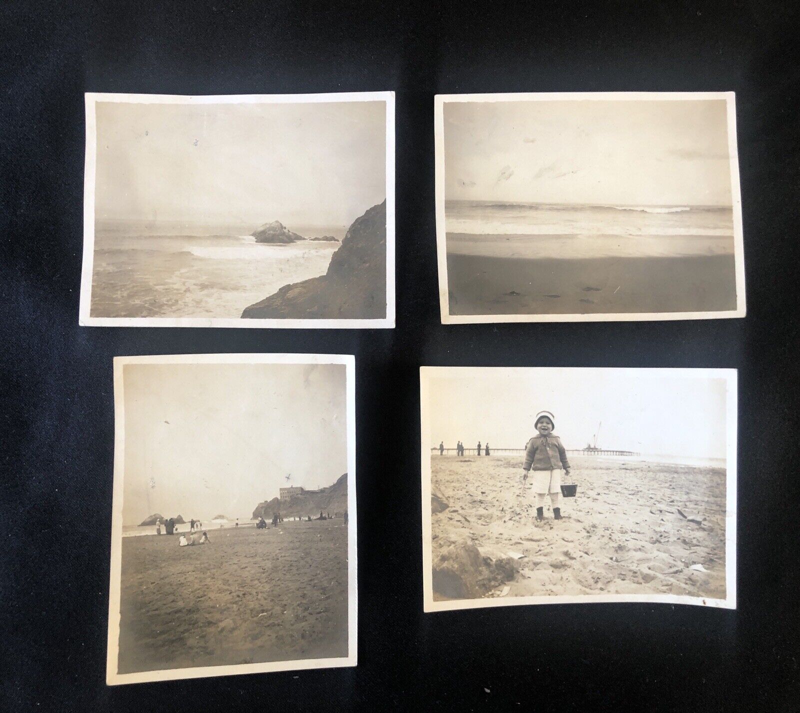 Antique 1910 San Francisco Calif Cliff House Beach Seal Rocks Pier Photos Lot