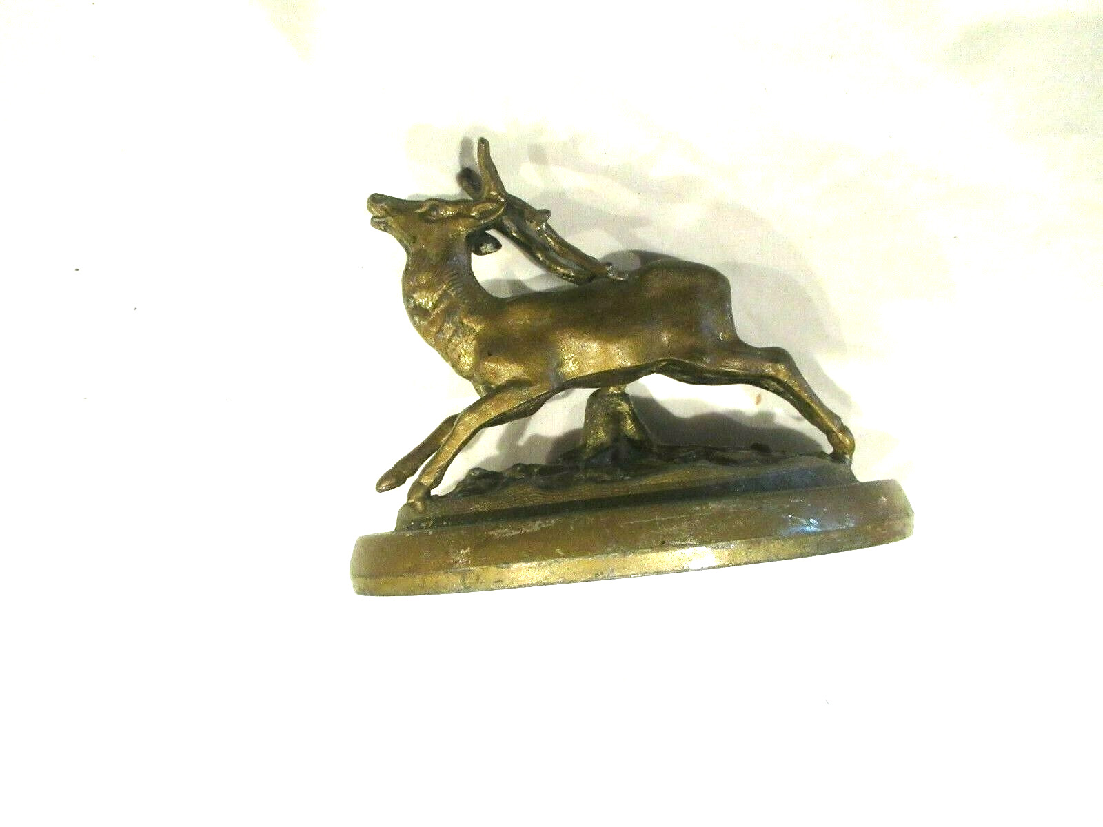 Middletown Plate Co. Stag figure statue, antique