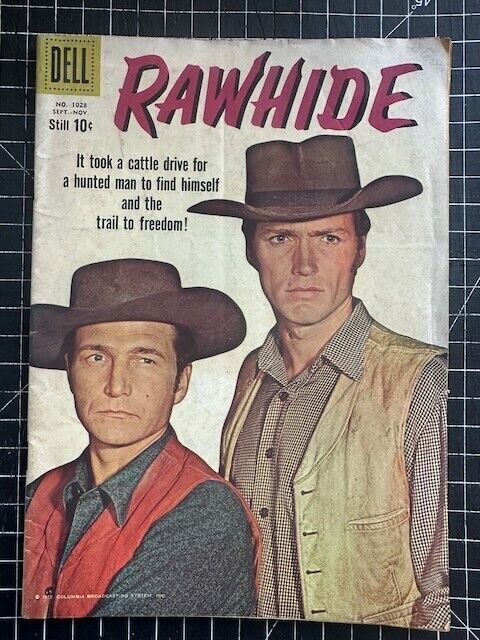 Dell 4-Color #1028 Rawhide Clint Eastwood Cover Rare