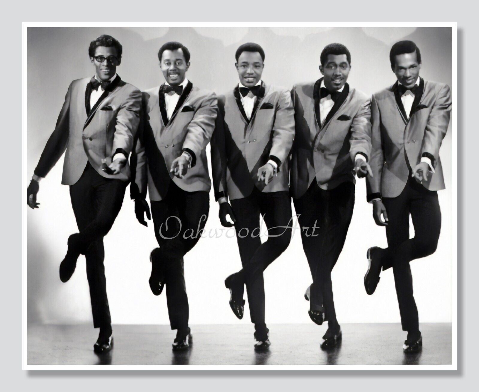 The Temptations c1968, R&B Music Group, African Americans, Vintage Photo Reprint