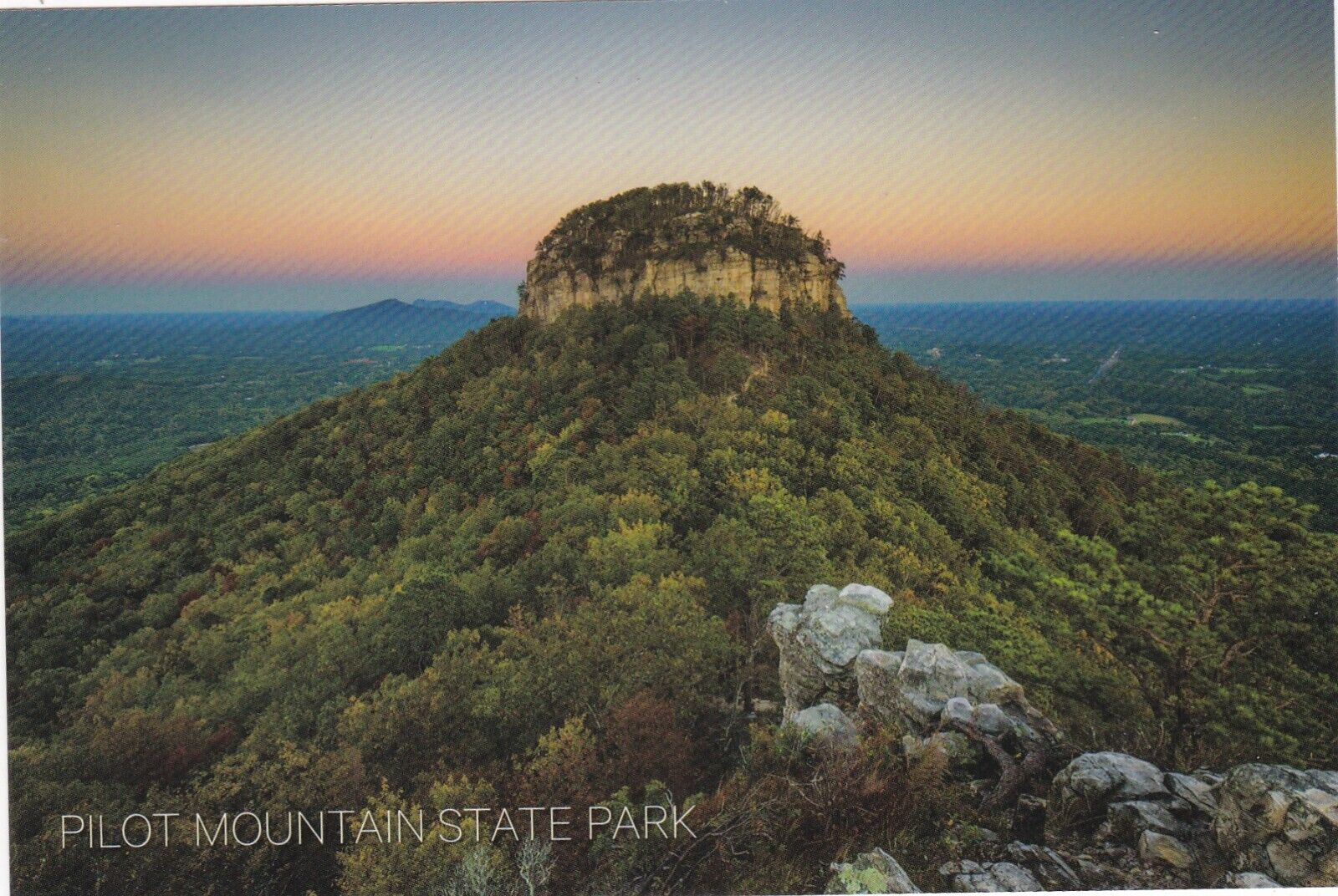 Pilot Mountain State Park Pinnacle North Carolina Postcard 2010\'s