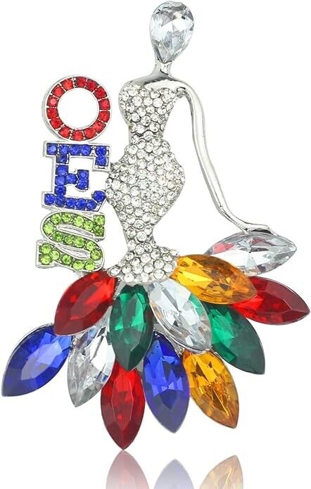 Order of the Eastern Star OES Brooch Pin- OES Women-New