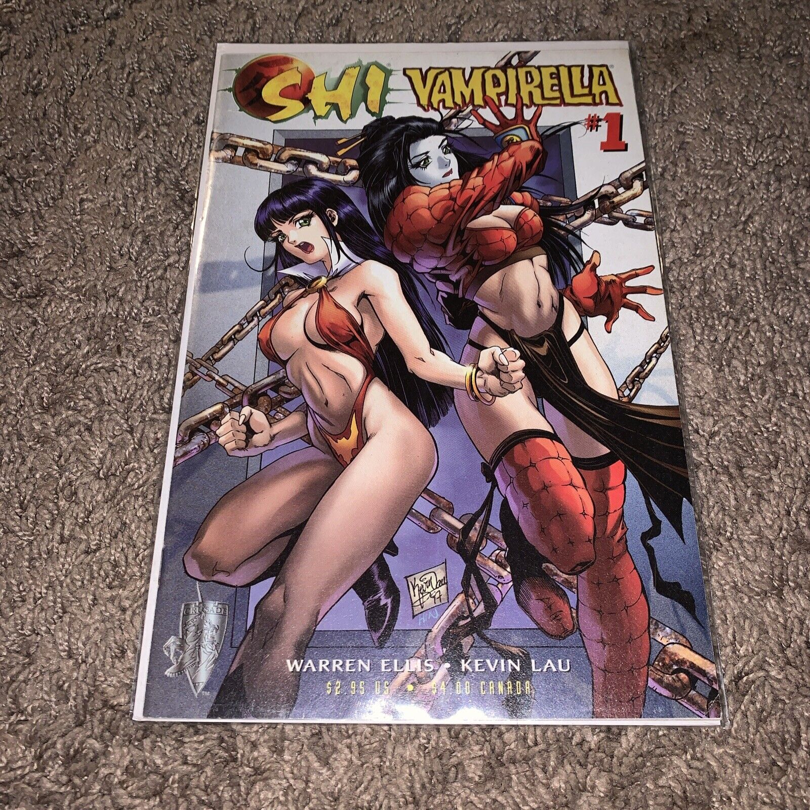 Shi Vampirella #1 1A Variant Cover Crusade Comic Book Rare First Print App OOP