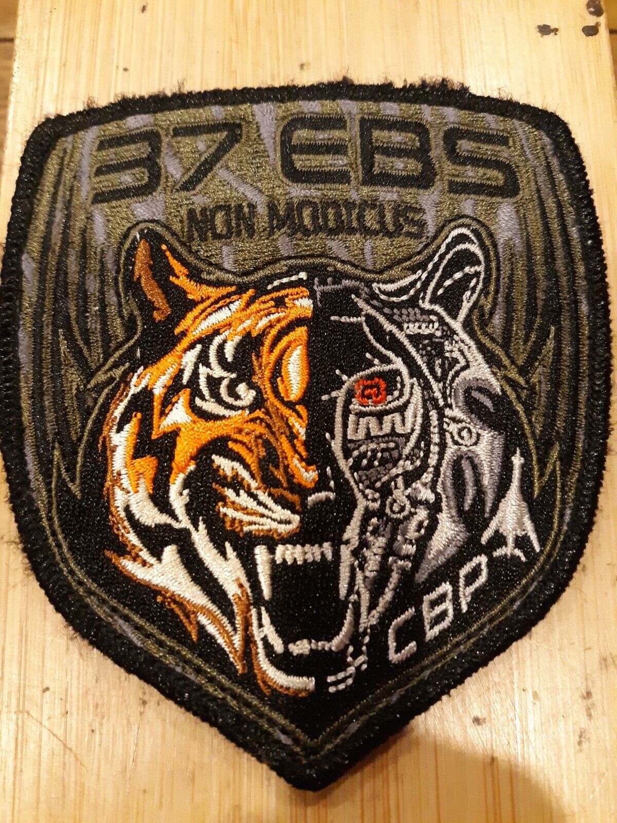 USAF patch 37th Expeditionary Bomb Squadron B-1 US Air Force Mecha-Tiger