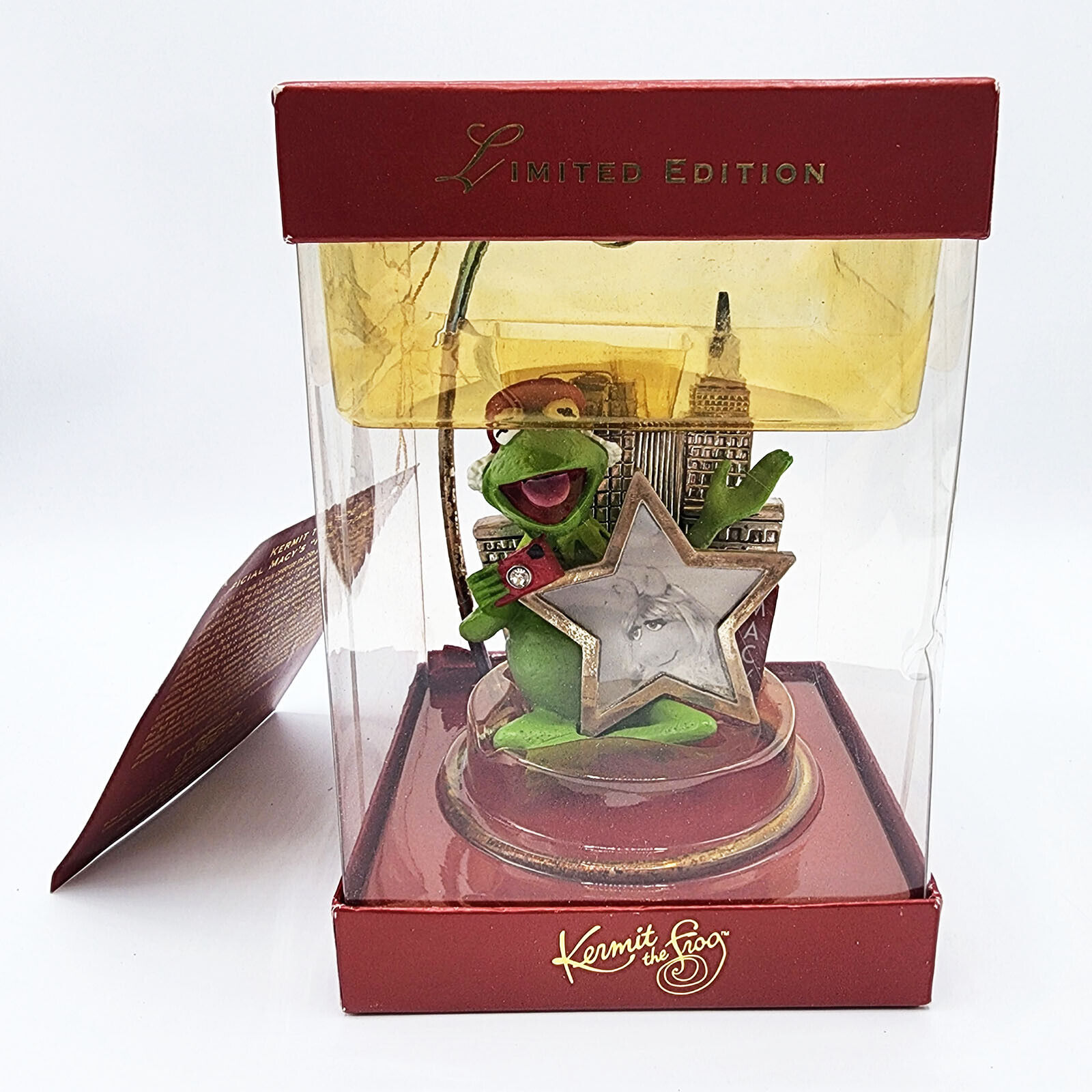 Lenox Macy’s Parade Kermit The Frog Ornament 2002 Commemorative Frog-Tographer