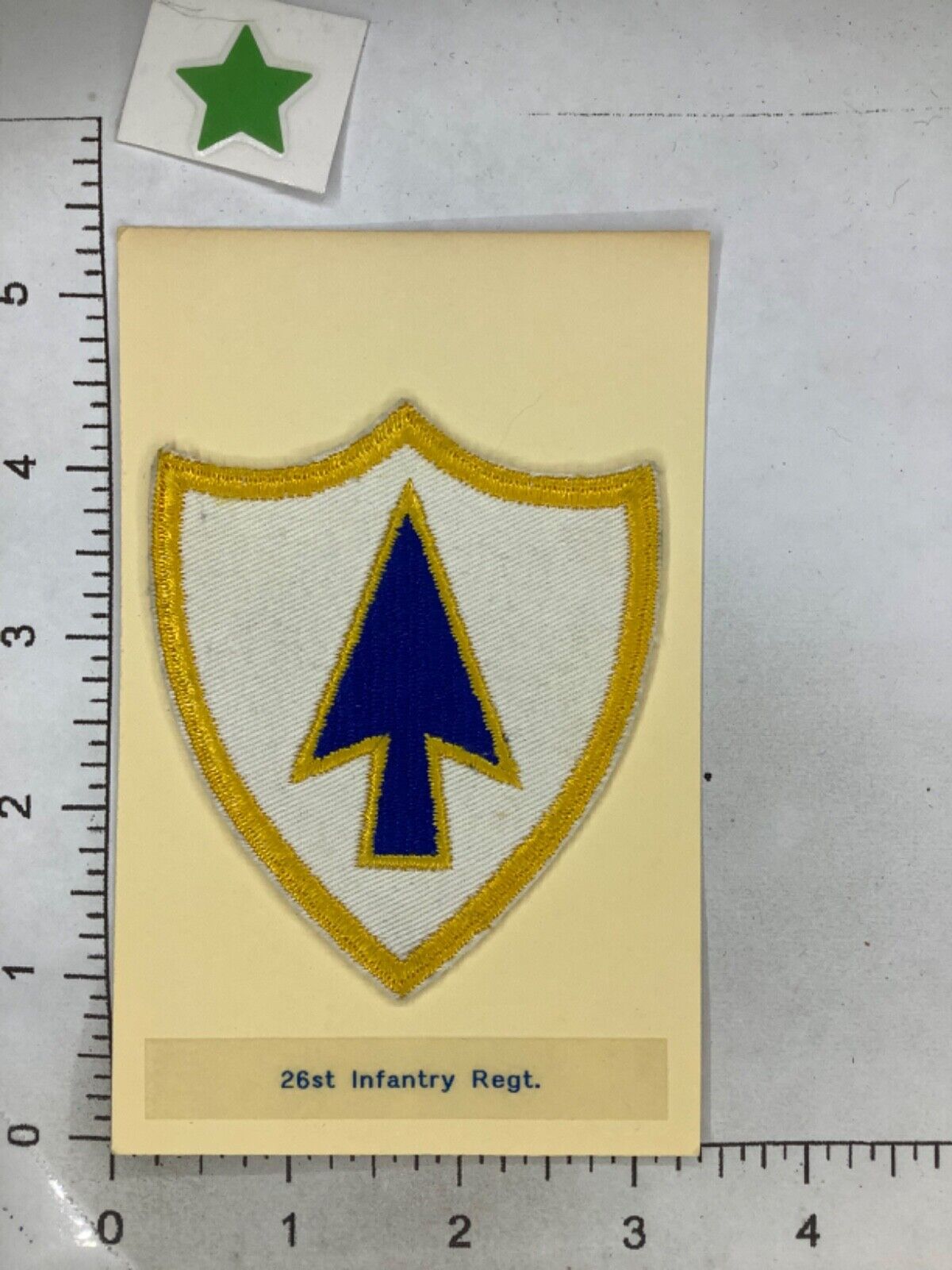 VINTAGE US ARMY 26th INFANTRY PATCH