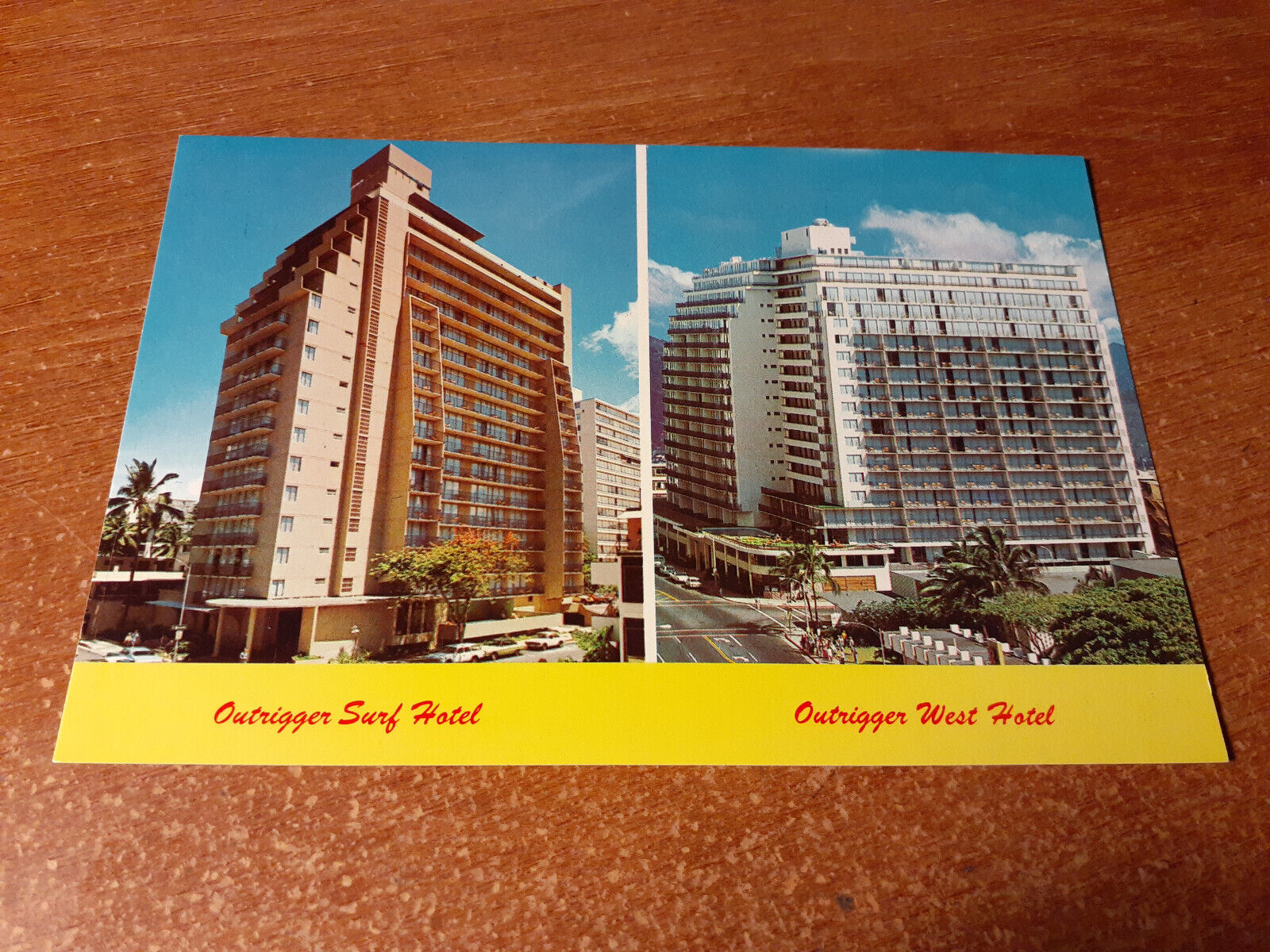 Outrigger West Hotel, Beach Resort, Surf  Hotel, Honolulu, Hawaii Postcard