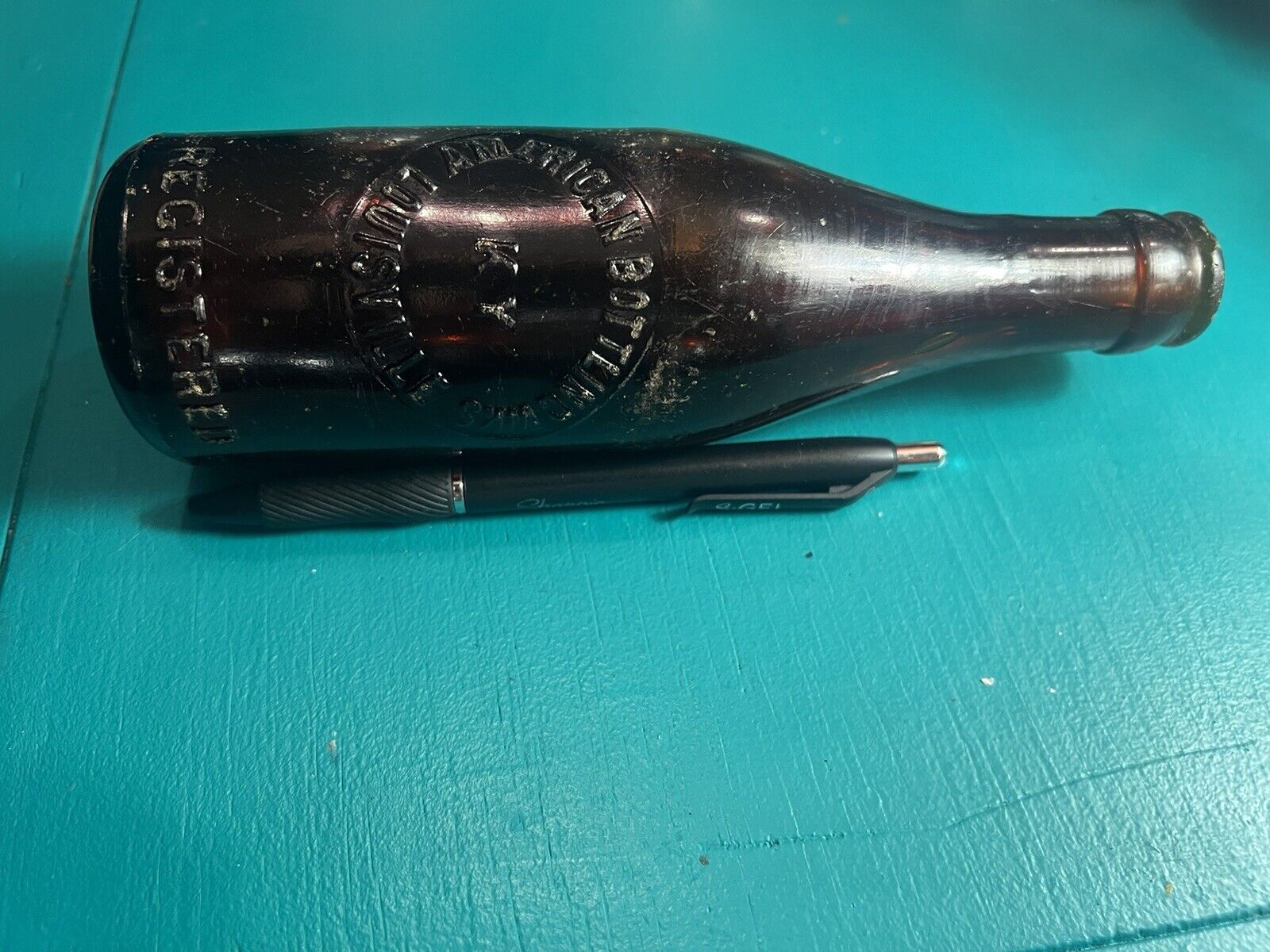 Vintage Brown American Bottling Co Louisville Ky Bottle