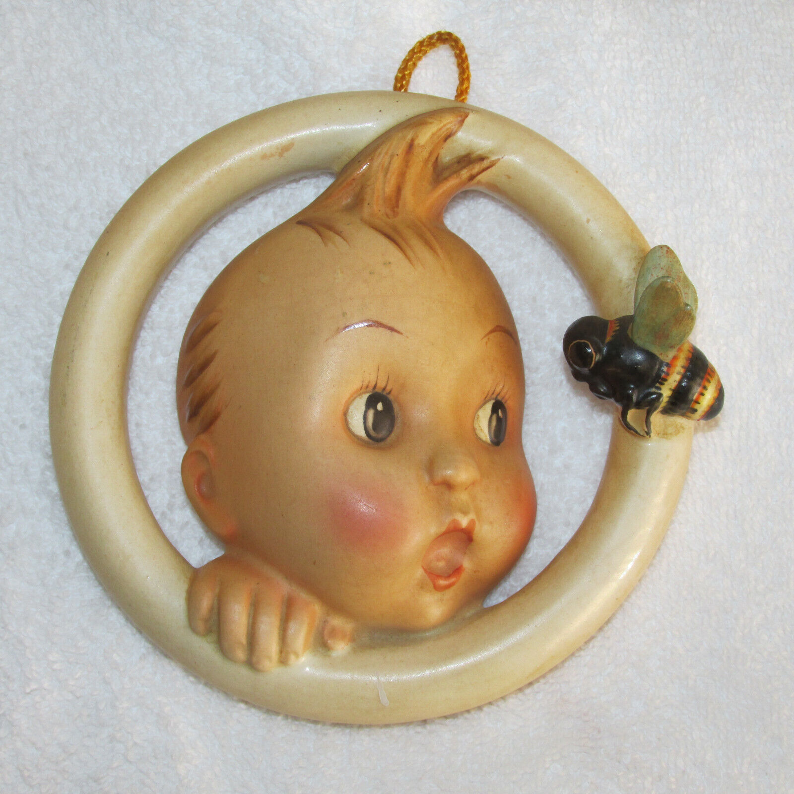 Vintage Goebel M.J. Hummel Figurine Ba-Bee-Ring (boy), #30/0 A, 5”