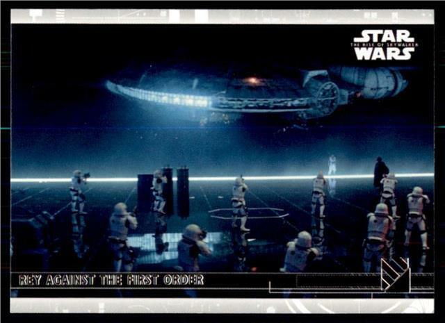 2020 Topps Rise of Skywalker Series 2 Base #44 Rey Against the First Order