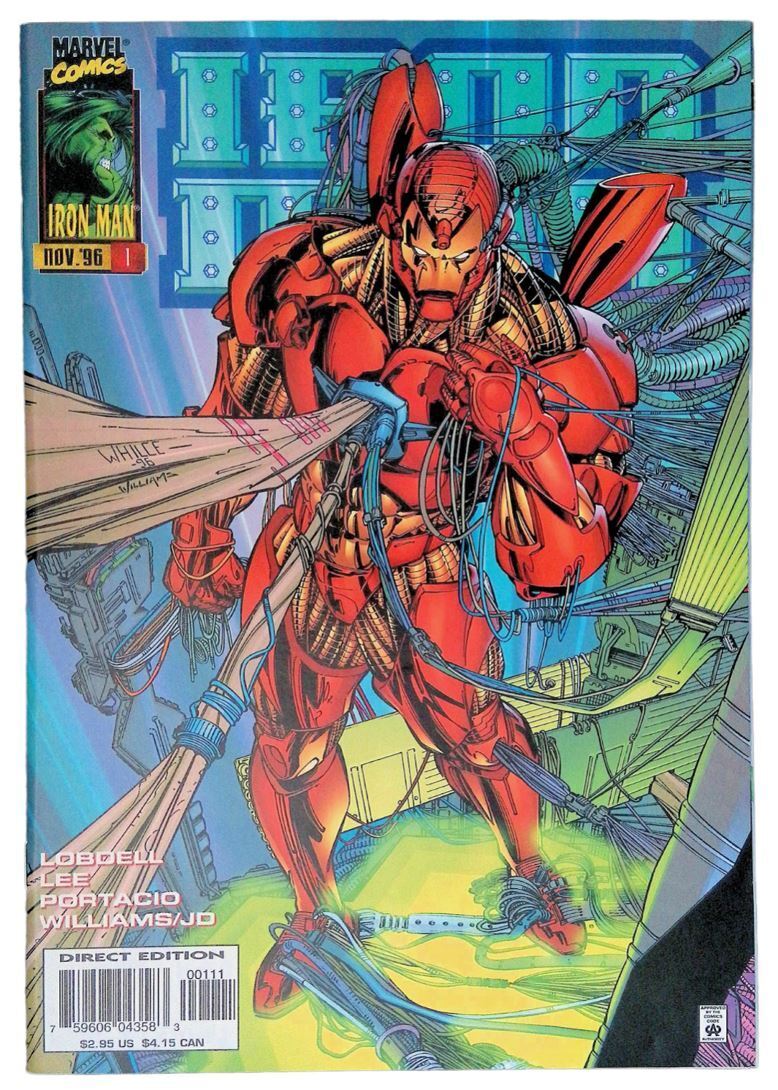 Iron Man #1 Direct Edition Cover (1996-1997) Marvel Comics